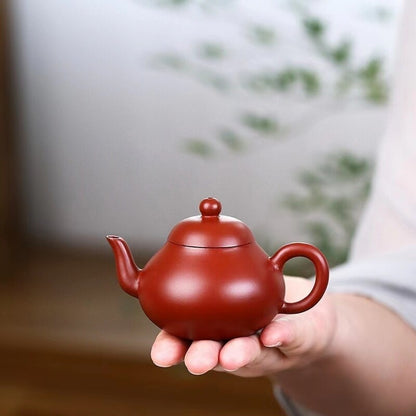 Tea Pot 100ml Real Yixing Zisha Dahongpao Clay Marked 7 Infuser Holes Master Pot