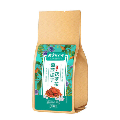 Natural healthy herbal tea contains gardenia tea to assist in uric acid excretion-