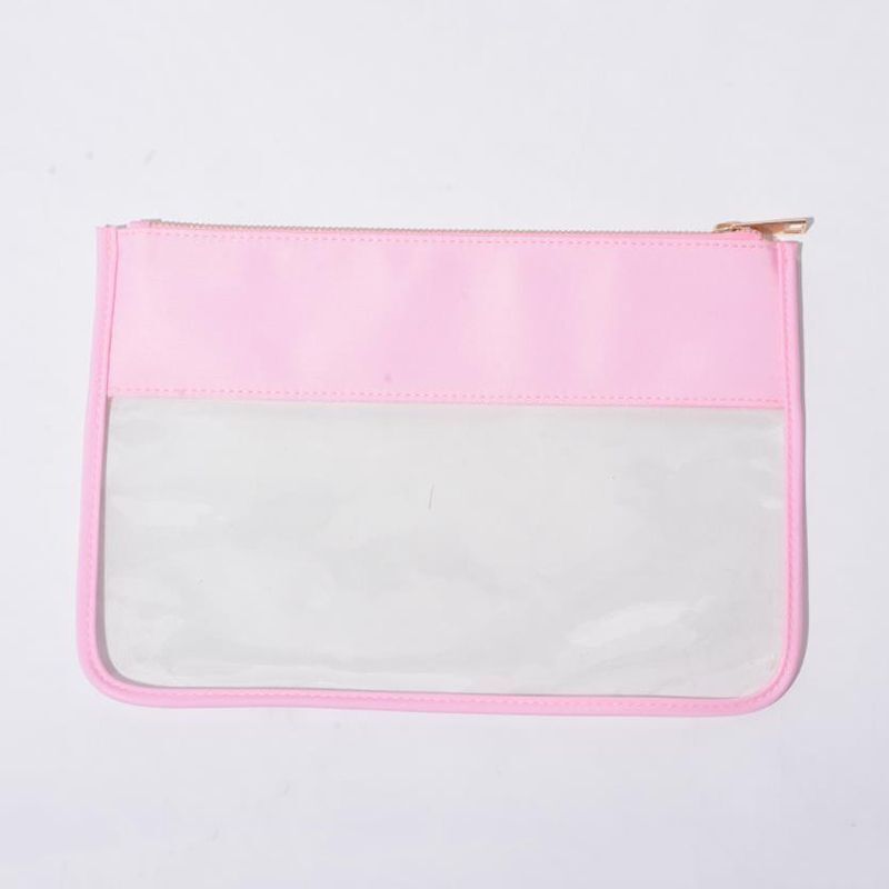 Transparent PVC Cosmetic Bag Clear Travel Make up Bag Pouch Snacks Bag Organizer