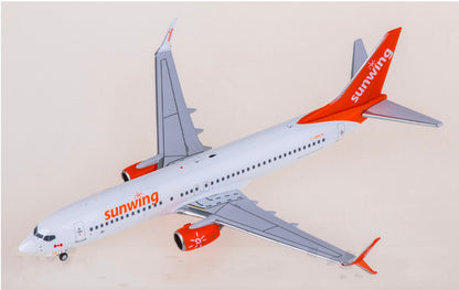 1:400 AeroPolaris Sunwing Airlines B737-800 Passenger Airplane Diecast Model