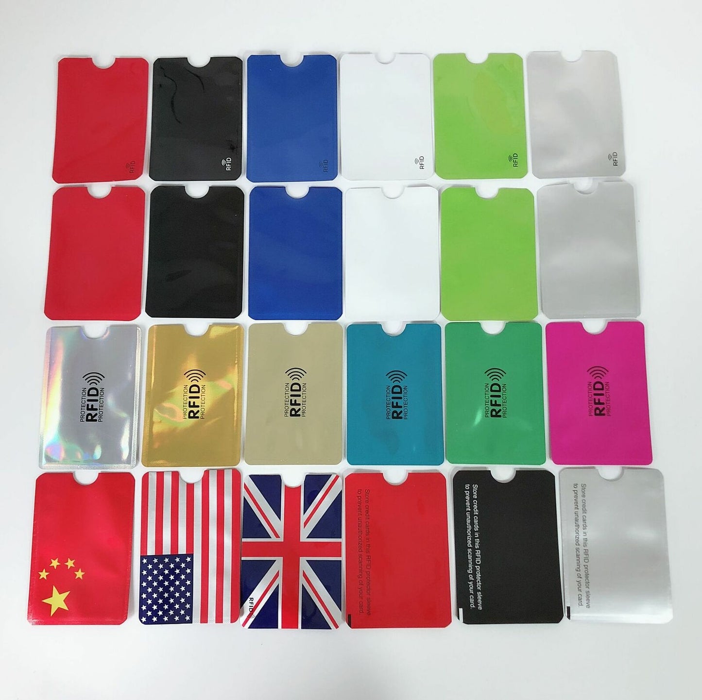 Rfid Card Holder Card Protection Case Rfid Wallet Card Bag Anti Credit Card Case