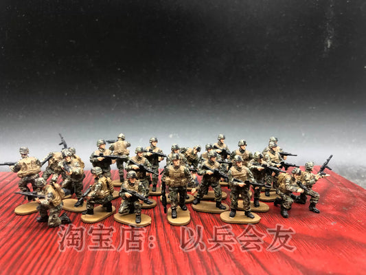 HB11 1/72 Modern U.S. Army Camouflage Soldiers Handpainted Model 20pc