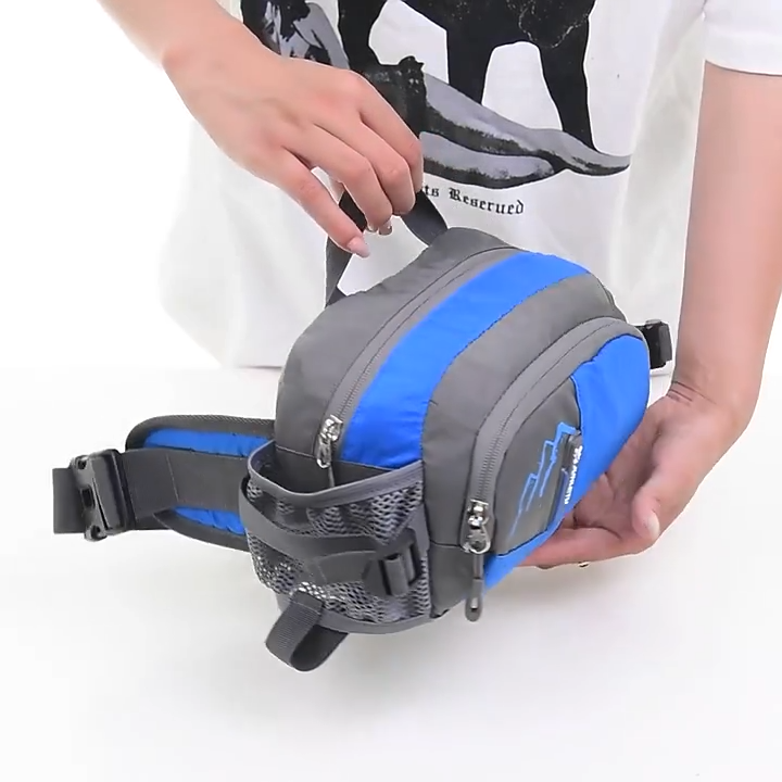 Outdoor Sports Waist Bag Large Capacity Waterproof Bottle Holder Cycling Running
