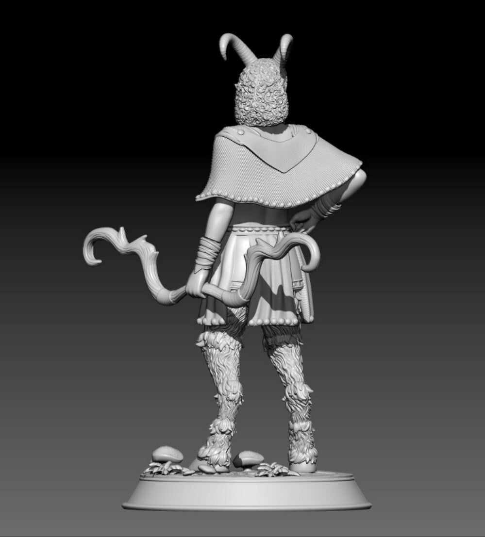 1/24 resin figure model Fantasy Goat Archer 3D Printing Unassembled unpainted