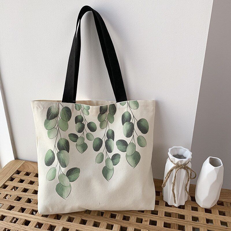Canvas Totes Large Shoulder Bags Shopping Purse Handbag Tote Pouch 42*38 CM Bags