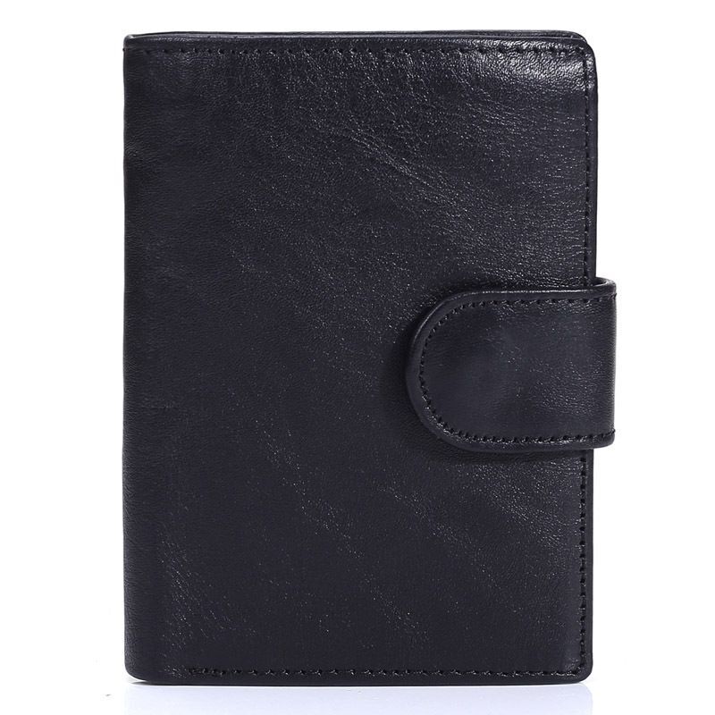 Wallet Retro Style Genuine Leather Wallet Purse Credit Card Holder Bag 10*13.5CM