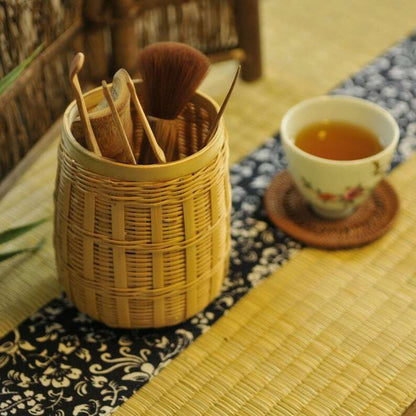 Bamboo Storage Box|Kitchen Storage Jar|Tea Accessories|Bamboo Pen Holder