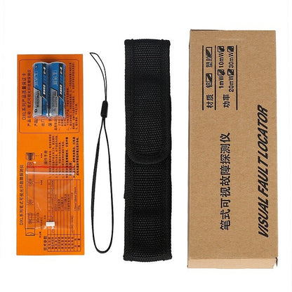 1mW 3~5km FTTH Fiber Optic Visual Fault Locator Cable Tester LC/FC/SC/ST Adapter