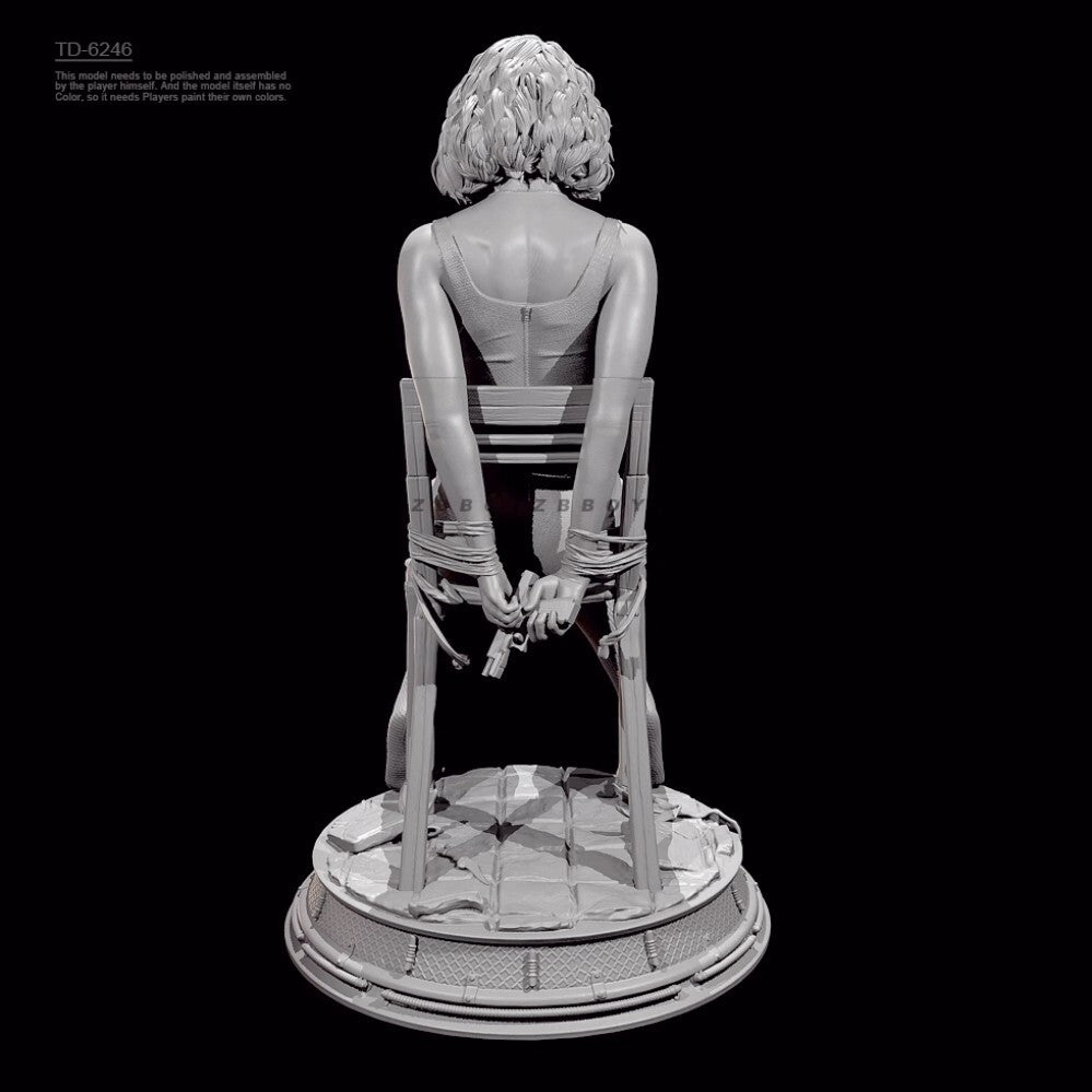 H/75mm resin figure model Female spy black widow 3D print Unassembled Unpainted