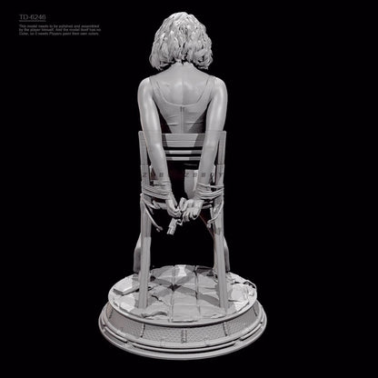 H/75mm resin figure model Female spy black widow 3D print Unassembled Unpainted