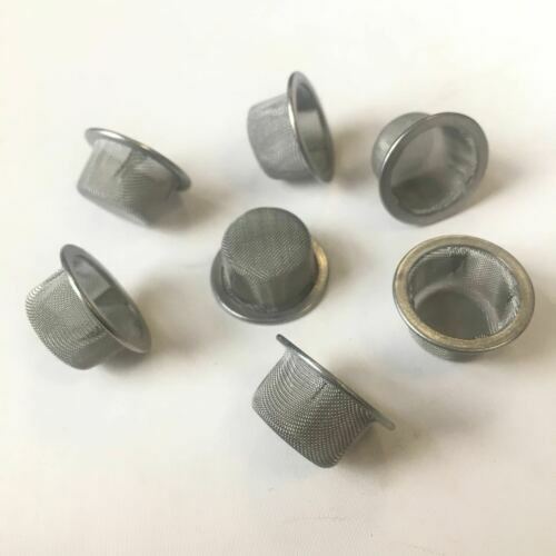 50Pcs/Set Crystal Smoking Pipe Metal Filter Screen Tobacco Wand Steel Mesh Bowl