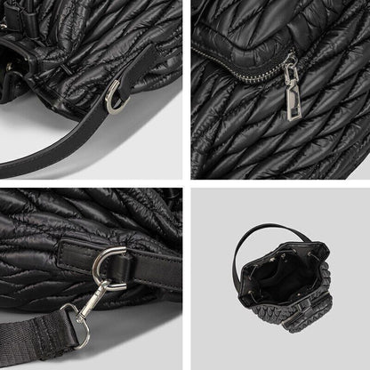 Bags Women Ruched Shoulder Crossbody Bag Handbag Ladies Handle Bags