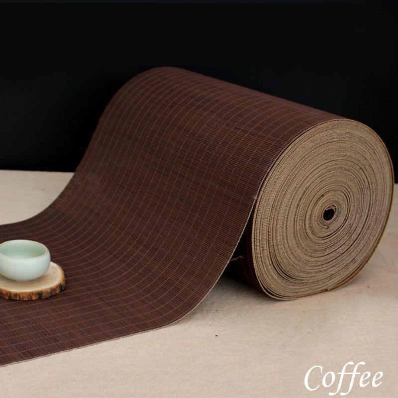 Table Runner Natural Bamboo Placemat Classic Style Tea Mats Heat Pad 10-50x100cm