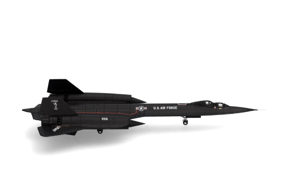 1:200 Herpa USAF Lockheed SR-71B Blackbird Plane Airplane Diecast Aircraft Model