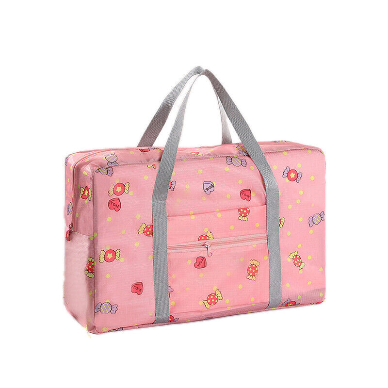 Folding Printing Duffle Gym Bag Sports Travel Luggage Handbag Tote Shoulder Bag