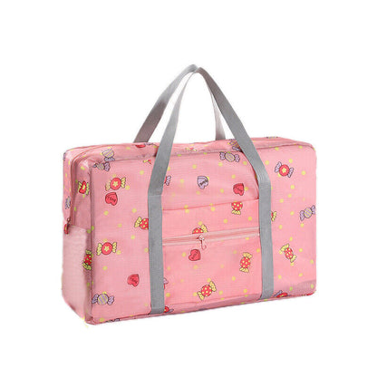 Folding Printing Duffle Gym Bag Sports Travel Luggage Handbag Tote Shoulder Bag