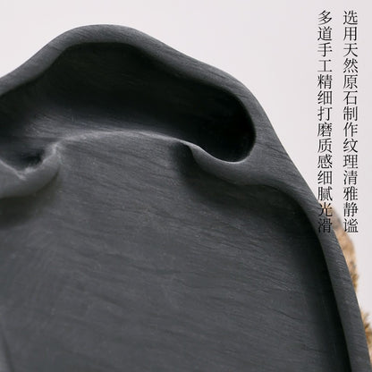 Natural Stone Ink Slab Portable Duan Inkstone Beginner Calligraphy Tool