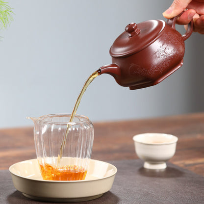 Chinese Tea Pot Original Ore Real Yixing Zisha Purple Clay Master Pot Marked New