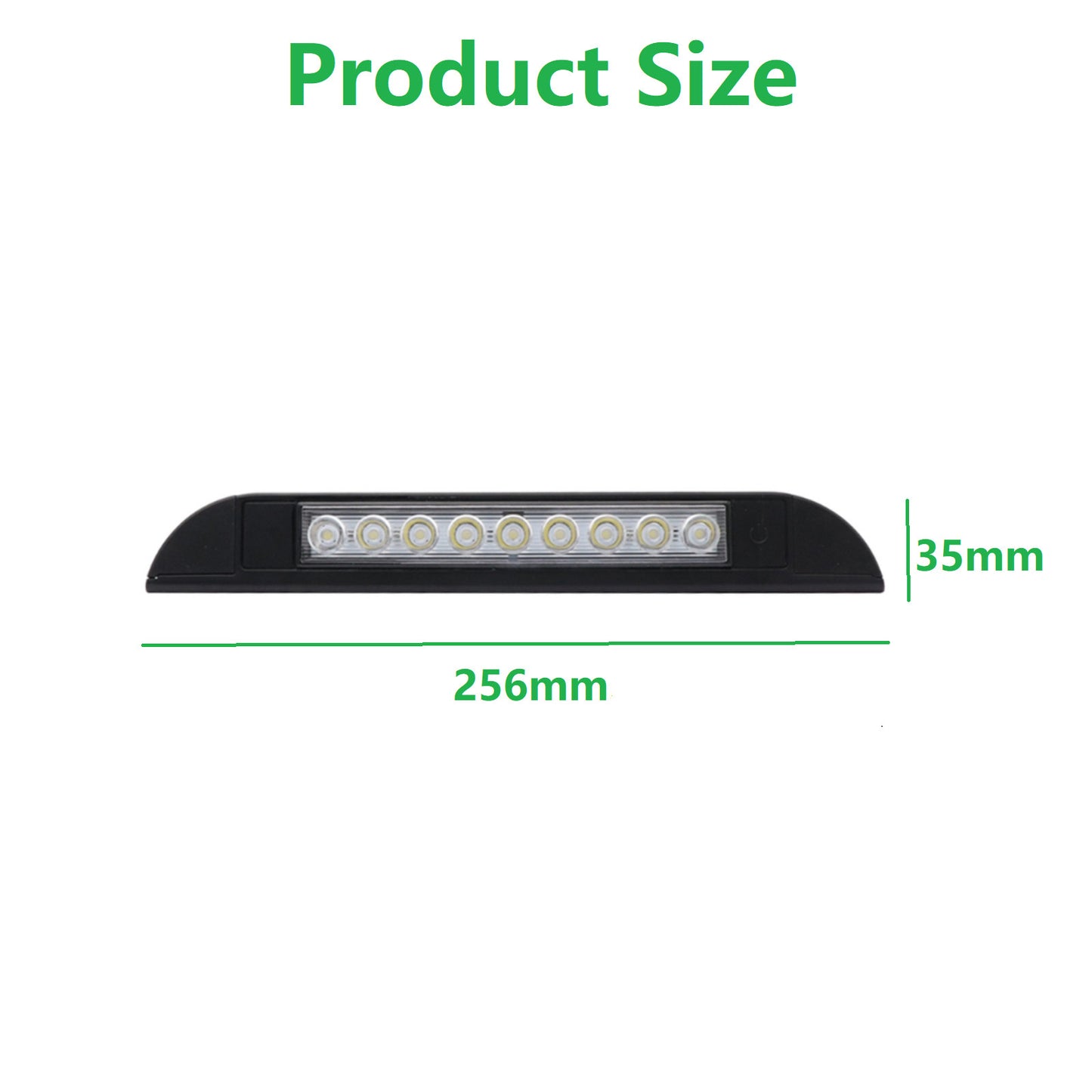 RV 9 LED Ceiling Light RV 12-28V LED Awning Lamp Sunshade Panel Light Bar