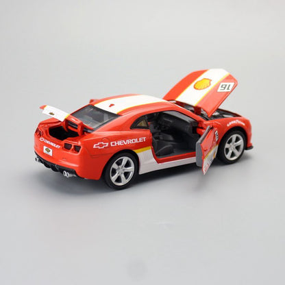 1:32 Diecast Chevy Hornet Racing Car Shell Metal Car Model Toy Pull Back Sound