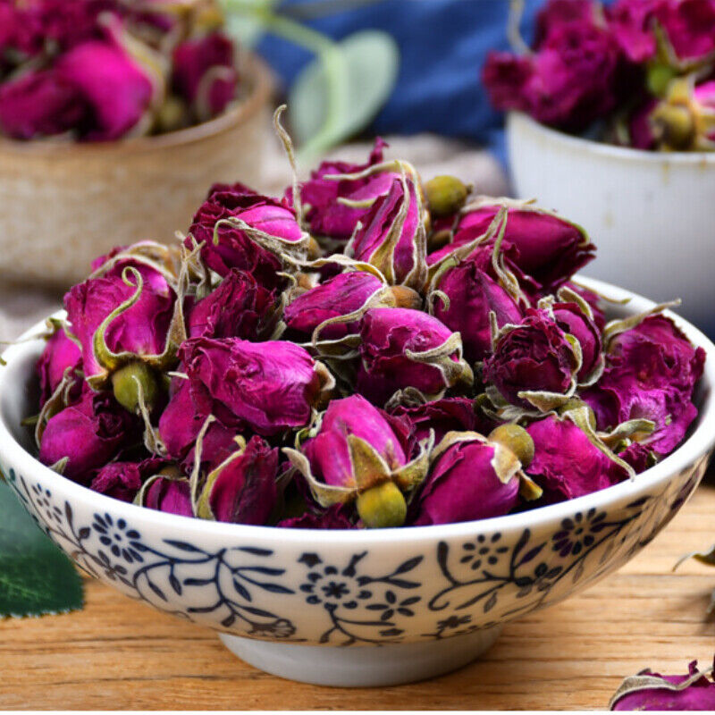 100g Rose Tea Organic Healthy Herbal Flower Tea Canned Ping Yin Mei Gui Cha Tea