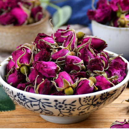 100g Rose Tea Organic Healthy Herbal Flower Tea Canned Ping Yin Mei Gui Cha Tea