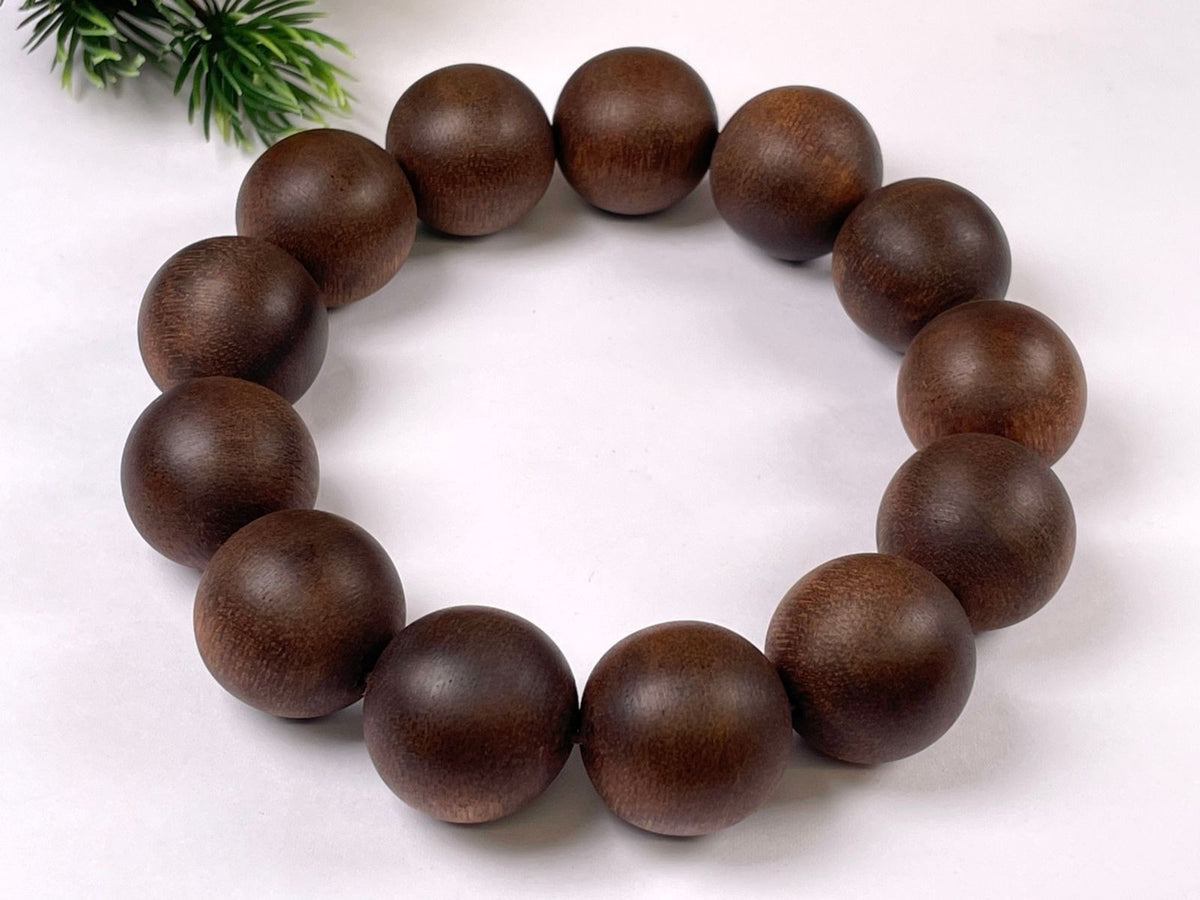 18mm Chinese Natural Eaglewood Handmade Exquisite Bracelets 30798