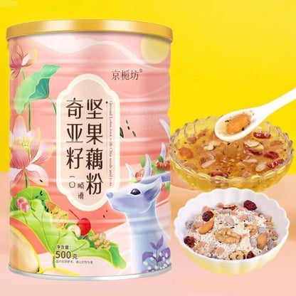 Chinese Asian Soup Chia Seed Mixed Lotus Root Soup Instant Breakfast Starch 500g