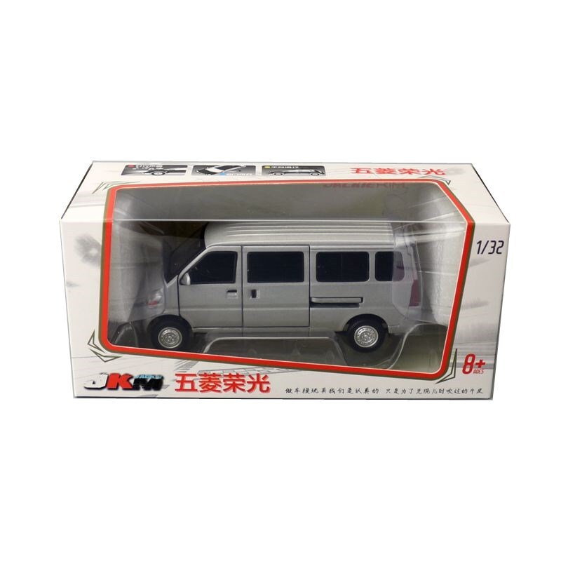 1:32 Diecast Wuling Glory Van Metal Car Model Toy Door Open Sound Light Gift