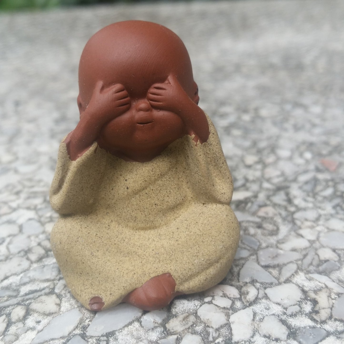 Decompression Tea Pet Yixing Zisha Mini Tea Play Handmade Craft Creative Monk