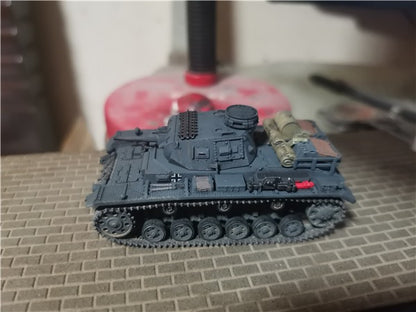 3D Printed 1/72 Germany Tank No. 3 F Finished Product