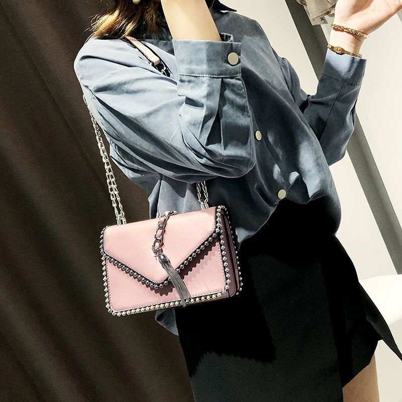 2 Layers Fringe Tassel Synthetic Leather Handbag Vintage Shoulder Bag 17*14*6 CM