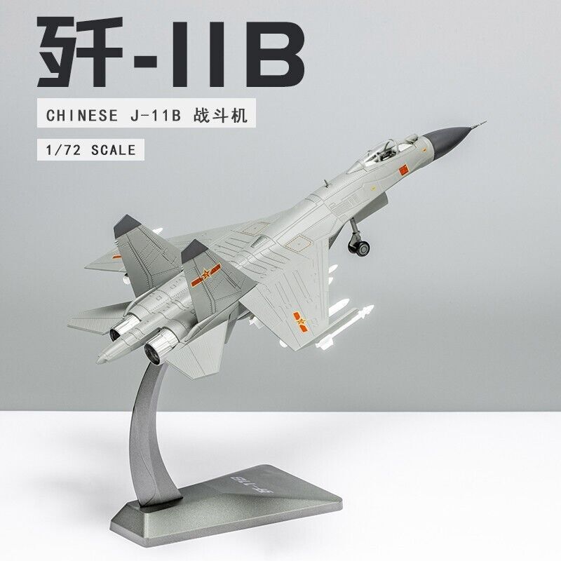 1:72 32CM China J-11B Fighter Airplane Diecast Military Aircraft Plane Model