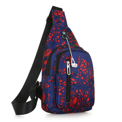 Nylon Chest Back Travel Cross Body Shoulder Pack Chest Bags Men Women Bags