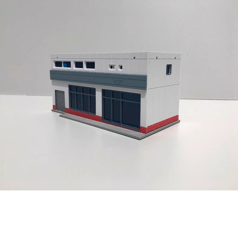 N Scale Buildings Model Railroads Train Scene Small Shop House Kits 11cm
