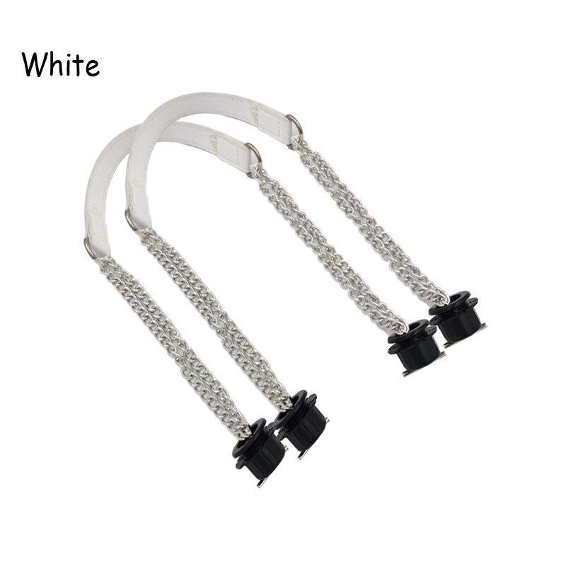 Synthetic Leather Chain Handle Silver Aluminum Handle Bag Handbag Accessories