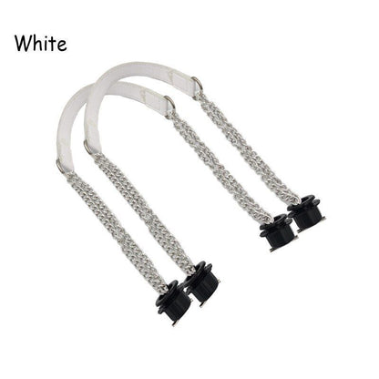 Synthetic Leather Chain Handle Silver Aluminum Handle Bag Handbag Accessories