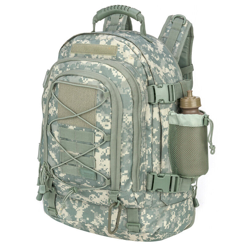 Military Tactical Backpack Army Rucksack Outdoor Camping Travel Hiking Bag 55L