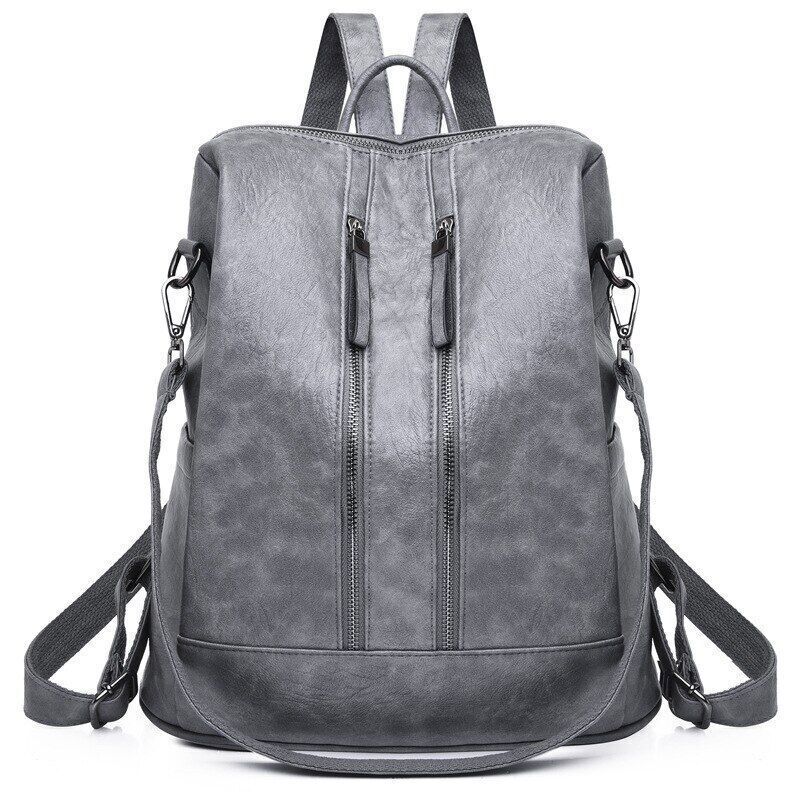 Women Backpack PU Bag Bucket Lady Shoulder Packs Backpacks Travel Rucksack
