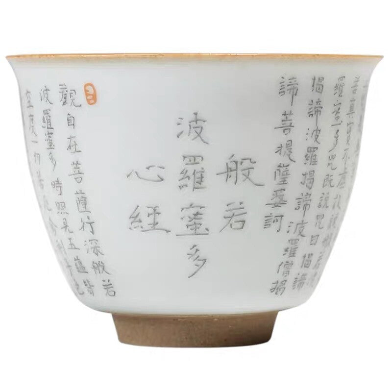 China Tradition Song Dynasty Gongfu Tea Cup Porcelain Cup Kung Fu Tea Set Decor