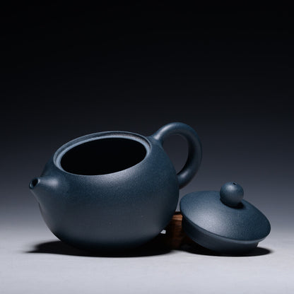 6oz Handmade Tea Pot Ball Shaped Infuser Holes Water Lock Yixing Zisha Xishi Pot
