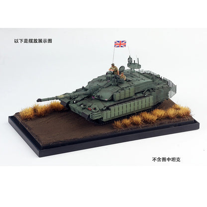 1/72 Outdoor Scene Platform Wild Field Platform Scene Finished Model No Tank