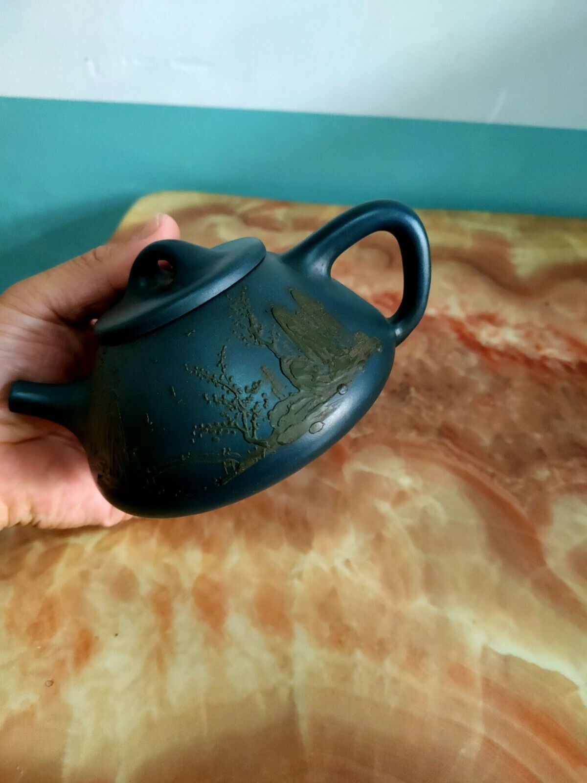 Chinese Yixing Zisha Clay Handmade Exquisite Teapot（顾景舟）