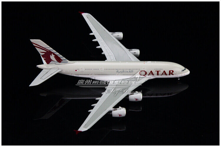 1:400 JC Wings QATAR AIRBUS A380-800 Passenger Airplane Diecast Aircraft Model