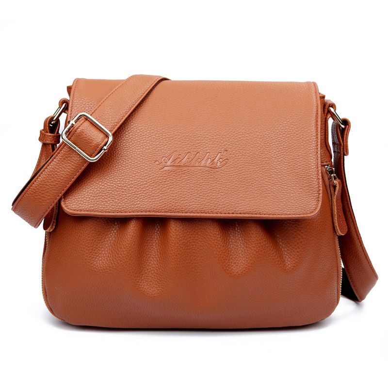 Genuine Leather Handbags Casual Shoulder Bags Messenger Crossbody Bag Travel Bag