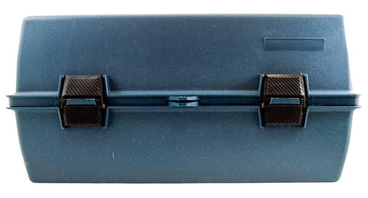 3 Tray Storage Box, Jumbo Size: 17" x 8" x 8¾", Blue Color