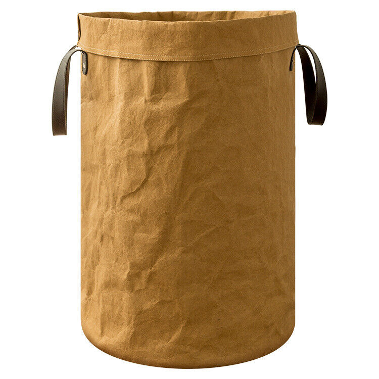 Laundry Basket Bag Foldable Cotton Linen Washing Clothes Hamper Storage Toys