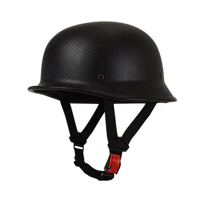 Men Women German Motorcycle Half Helmet Vintage Motorcycle Helmet with Goggles
