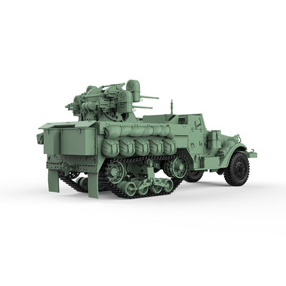 SSMODEL SS220552 1/220 Military Model Kit US M16 Multiple Gun Motor Carriage