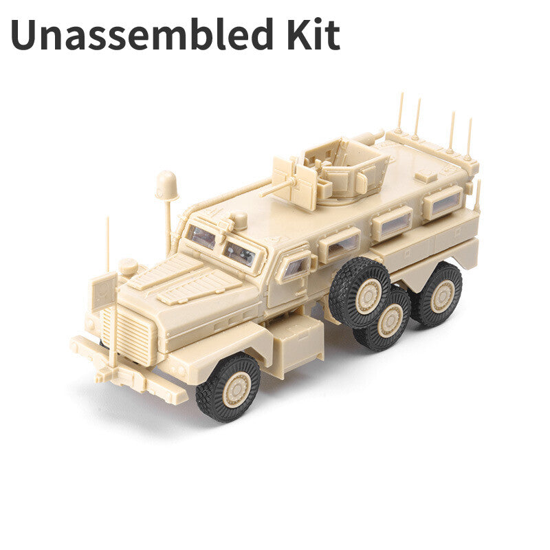 PVC Plastic 1/72 COUGAR 6x6 MRAP Sd.Kfz.7 Half-Track Unassembled Model Kit N